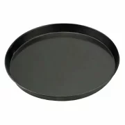Tava pizza, rotunda, tabla neagra, diametru 320mm, inaltime 25mm