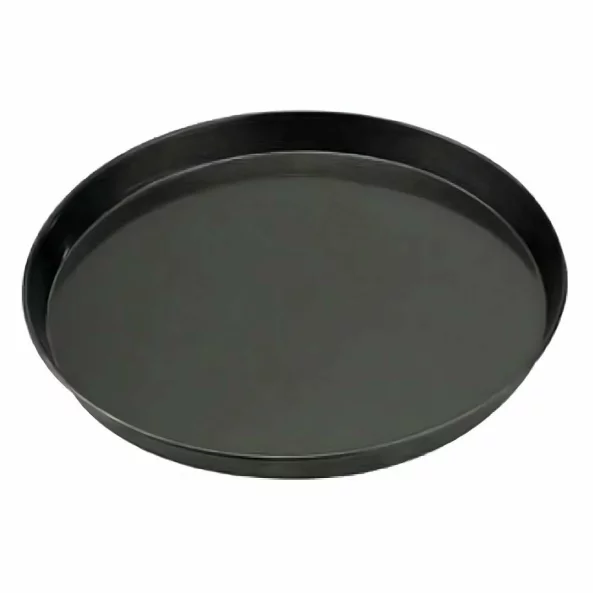 Tava pizza, rotunda, tabla neagra, diametru 320mm, inaltime 25mm