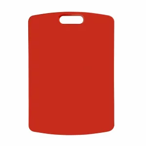 Tocator polietilena cu maner, rosu, 460x310x13 mm