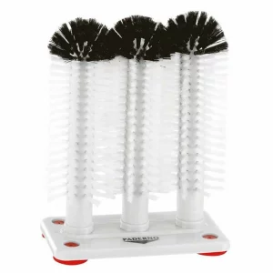 Aparat de curatat pahare, cu 3 perii, nylon, inaltime 165 mm