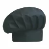 Boneta bucatar, 35% bumbac / 65% poliester, culoare neagra, model Big Hat