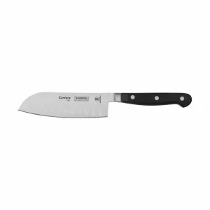 Cutit Santoku profesional, lama inox 127mm, maner ranforsat negru, Century, Tramontina