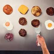 Spatula dreptunghiulara profesionala, lama inox 127x63mm, maner Microban alb, Profissional Master, Tramontina