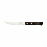 Cutit pentru friptura, lama inox 127mm, maner lemn tratat maro, Polywood, Tramontina