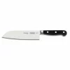 Cutit Santoku profesional, lama inox 177mm, maner ranforsat negru, Century, Tramontina