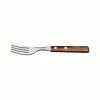 Furculita inox, lungime totala 190mm, maner lemn tratat maro, Polywood, Tramontina