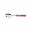 Lingurita inox, lungime totala 151mm, maner lemn tratat rosu, Polywood, Tramontina