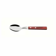 Lingurita inox, lungime totala 151mm, maner lemn tratat rosu, Polywood, Tramontina