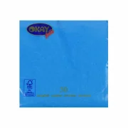 Set servetele de masa, turcoaz, 2 straturi, 33x33 cm, 50 bucati/pachet