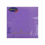 Set servetele de masa, violet, 2 straturi, 33x33 cm, 50 bucati/pachet