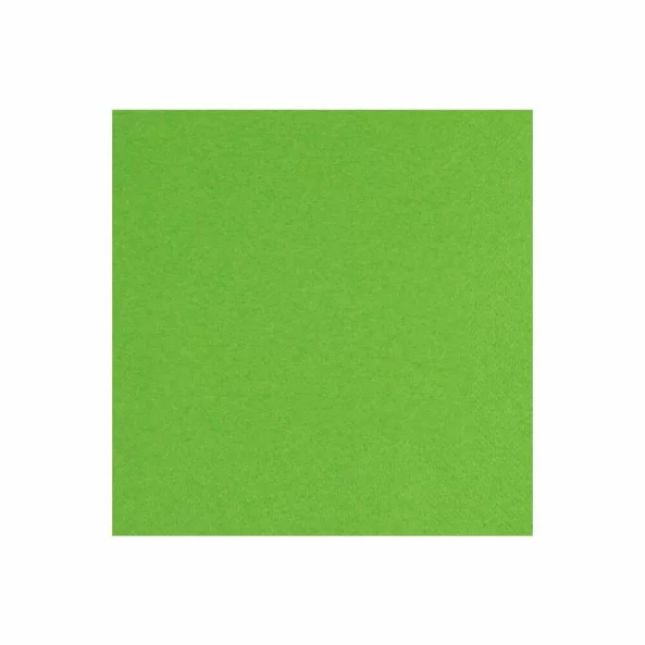 Set servetele de masa, verde kiwi, 2 straturi, 33x33 cm, 400 bucati/set