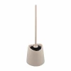 Set perie pentru wc PP cu suport din plastic, bej