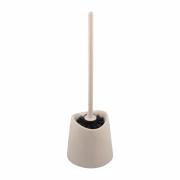 Set perie pentru wc PP cu suport din plastic, bej