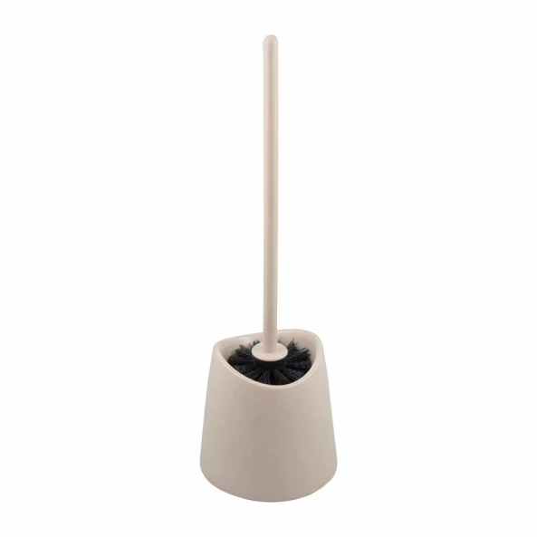 Set perie pentru wc PP cu suport din plastic, bej