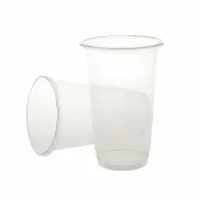 Set 50 pahare de unica folosinta transparente, 500cc, PET, Safir