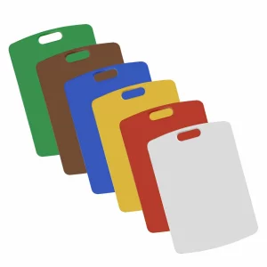 Set 6 tocatoare, polietilena, diverse culori, dimensiuni 460x310x13 mm