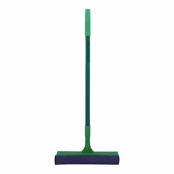 Racleta geam cu spalator si coada metalica telescopica, verde, Zorex