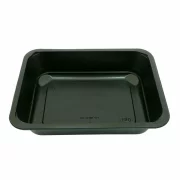 Caserola neagra termosudabila, 1 compartiment, H60, 227x178x60 mm