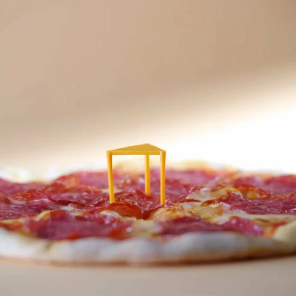 Distantiere pizza, polipropilena, H35 mm, 500 bucati/set, Hendi