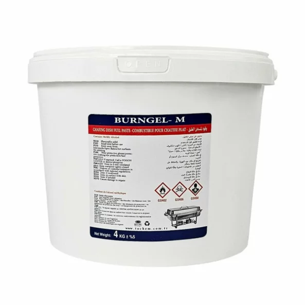 Gel pentru chafing dish, metanol, 4 kg