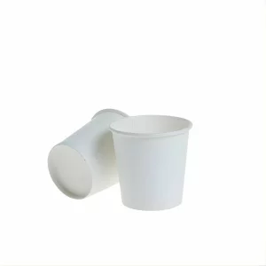 Pahare carton albe 4 OZ, 50 bucati/set, Safir