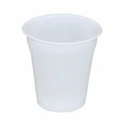 Pahare plastic albe 160 CC, 100 bucati/set, Safir