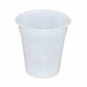 Pahare plastic albe 160 CC, 100 bucati/set, Safir