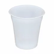 Pahare plastic albe 200 CC, 100 bucati/set, Safir