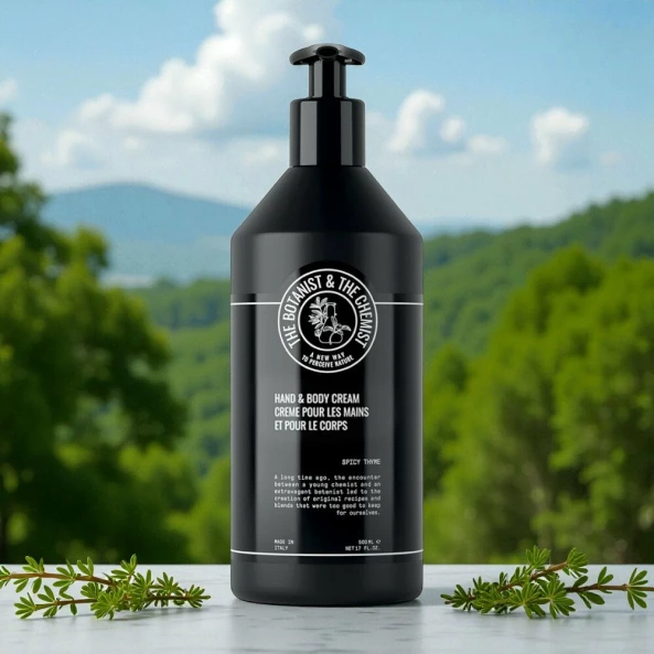 Crema de maini si corp, 500 ml, Spicy Thyme, The Botanist &amp; The Chemist