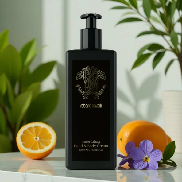 Crema de maini si de corp, 400 ml, Mirror Snake, Roberto Cavalli