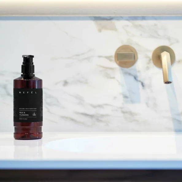 Sapun lichid hotelier, 480 ml, Silk &amp; Flowers, Ecolabel, Nefel