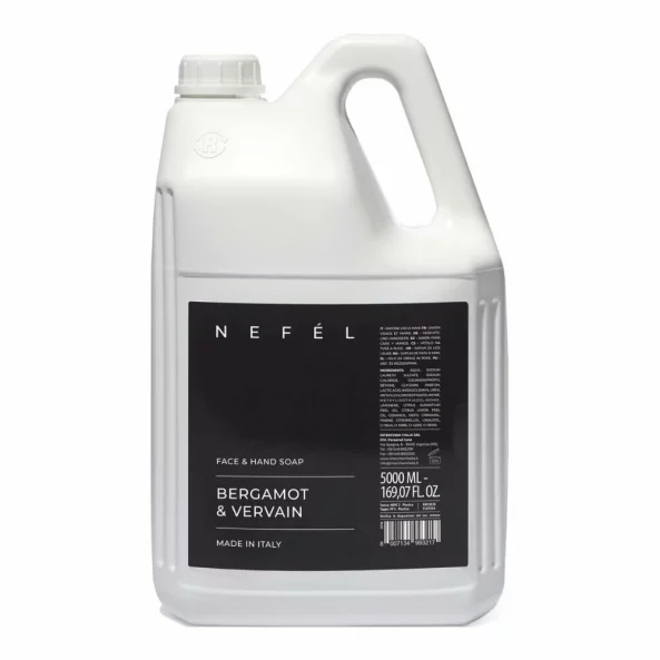 Sapun lichid hotelier, 5 L, Bergamot &amp; Vervain, Nefel