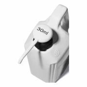 Pompa de dozare manuala, 30 ml, compatibila 5 L, alba, Nefel