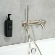 Suport pentru cosmetice hoteliere, 500 ml, polipropilena texturata anti-amprente, negru, Nefel