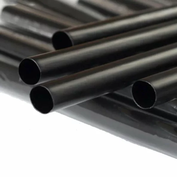 Paie negre drepte, ambalate individual, 240x7 mm, reutilizabile, 1000 bucati/set