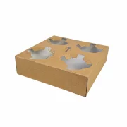 Suport carton pentru 4 pahare