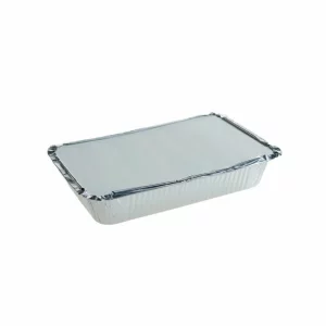 Caserola cu capac 901L, aluminiu si carton laminat, 100 bucati/set