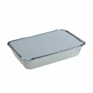 Caserola cu capac 902L, aluminiu si carton laminat, 100 bucati/set