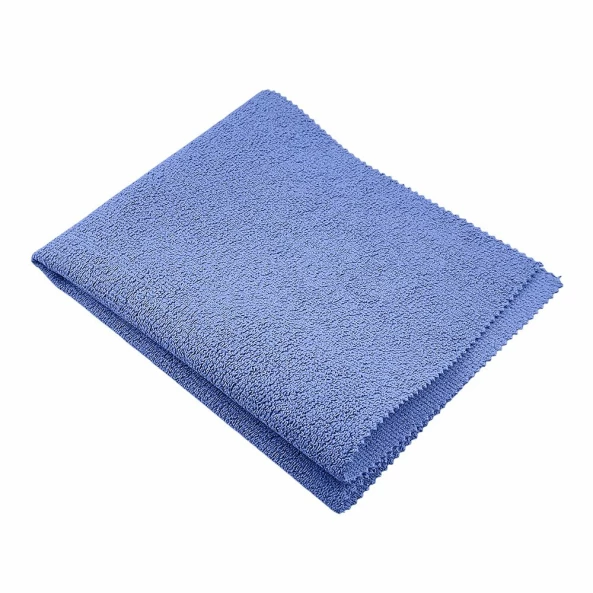 Set 2 lavete microfibra PU-TOUCH, 35x40 cm, albastre, Ideal