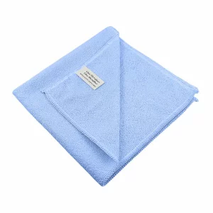 Set 3 lavete microfibra BASIC Professional, 40x40 cm, albastre, Ideal