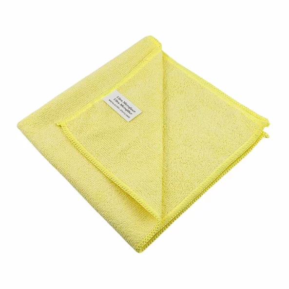 Set 3 lavete microfibra BASIC Professional, 40x40 cm, galbene, Ideal