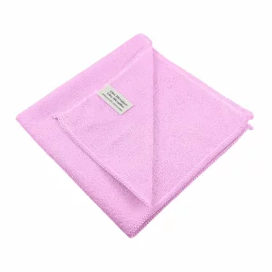 Set 3 lavete microfibra BASIC Professional, 40x40 cm, rosii, Ideal