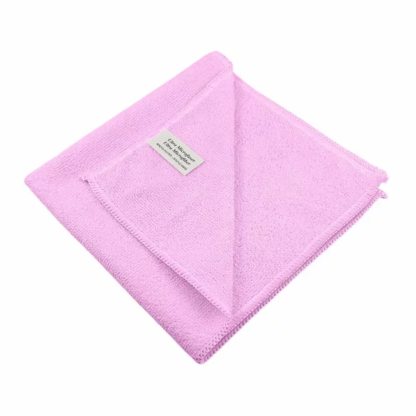 Set 3 lavete microfibra BASIC Professional, 40x40 cm, rosii, Ideal