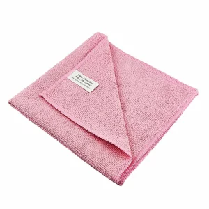 Set 4 lavete microfibra LIGHT Professional, 38x38 cm, rosii, Pro Clean