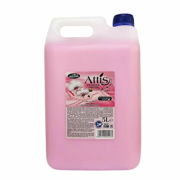 Sapun lichid cremos, testat dermatologic, 5 L, orhidee, Attis