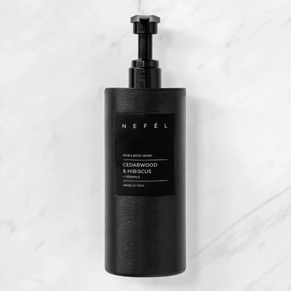 Gel de dus si par hotelier Nefel, Cedarwood &amp; Hibiscus, 480ml