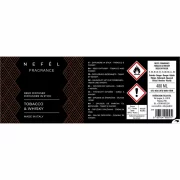 Odorizant de camera cu betisoare Nefel, Tabac &amp; Whisky, 480ml