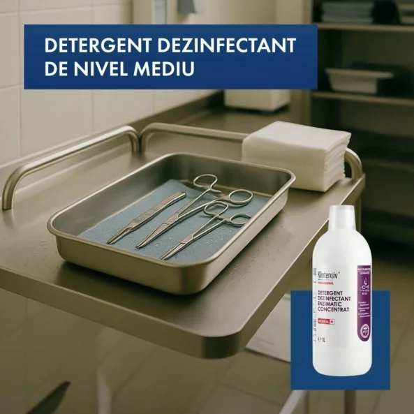Detergent dezinfectant enzimatic concentrat, 1 L, Klintensiv