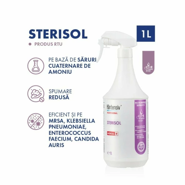 Dezinfectant de nivel inalt cu pompita 1000 ml Sterisol