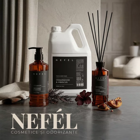 Gel de dus si par hotelier Nefel, Cedarwood &amp; Hibiscus, 5L